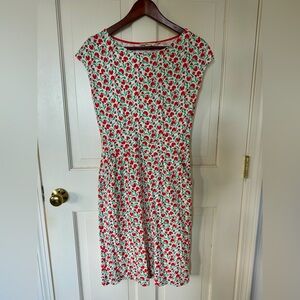 Boden Florrie Jersey Dress - Floral Print Sz 6 EUC